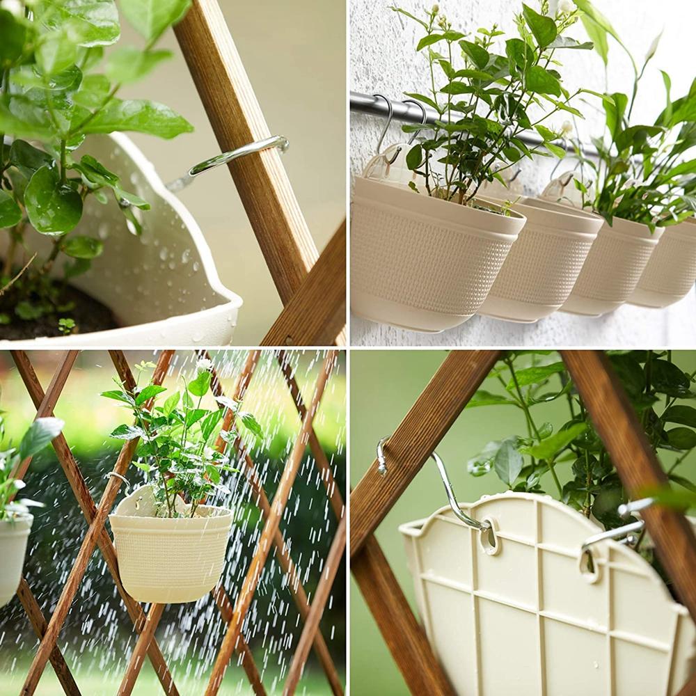 S-shaped Metal Hooks Easy to Install for Kitchen Bedroom Bathroom