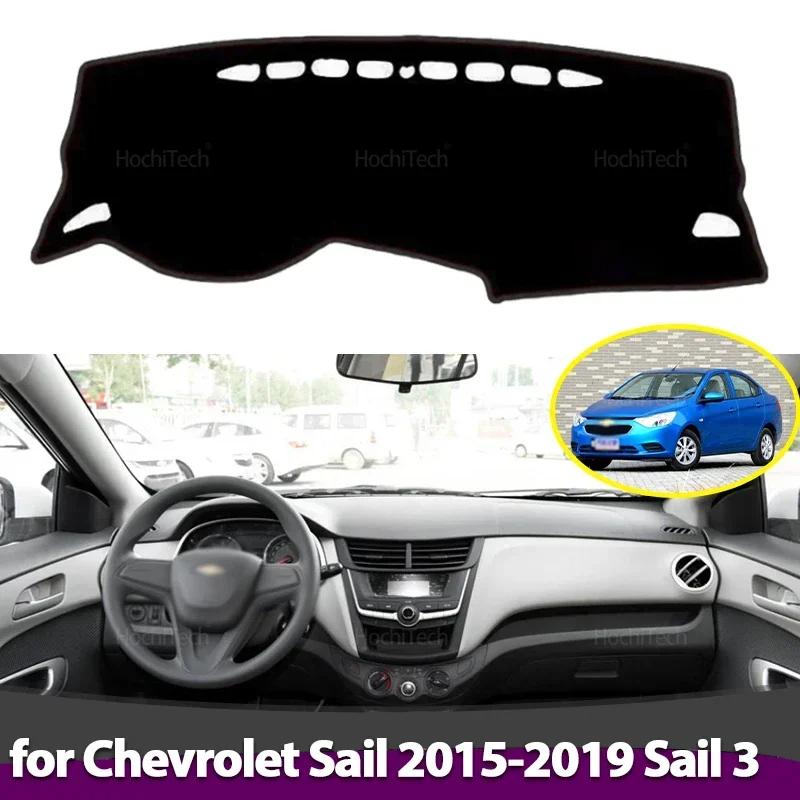 Anti-Slip Dashboard Cover Protective Pad Car Accessories Sunshade Carpet For Chevrolet Sail 2015 2016 2017 2018 2019 Sail 3