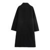 European & American High Street Style Women's Fleece Long Coat Jacket 