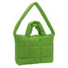 Damen Puffer-Tote-Handtasche Große Kapazität Gesteppte Karomuster-Handtasche Unifarbene Gesteppte Top-Handle-Tasche Damen-Reisetasche