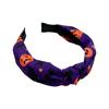 Halloween Skeleton Pumpkin Fabric Crossover Wide Headband Women's Printed Ghost Festival Gut Hair Bands