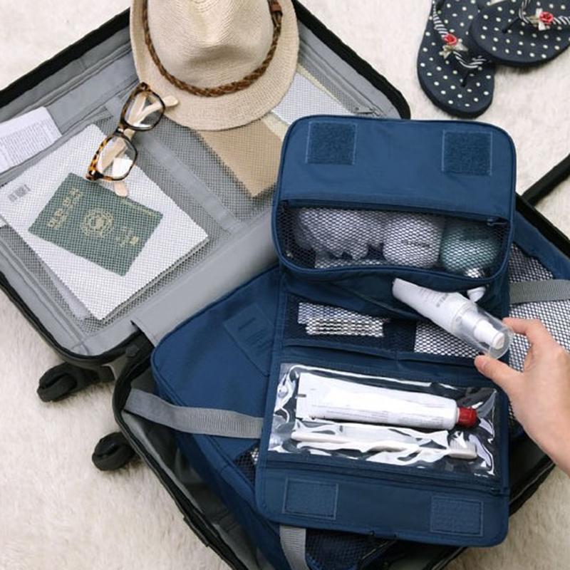 Reise-Make-up-Kosmetik-Kulturbeutel, Wasch-Organizer, Aufbewahrungstasche, Hängetasche, Kulturbeutel