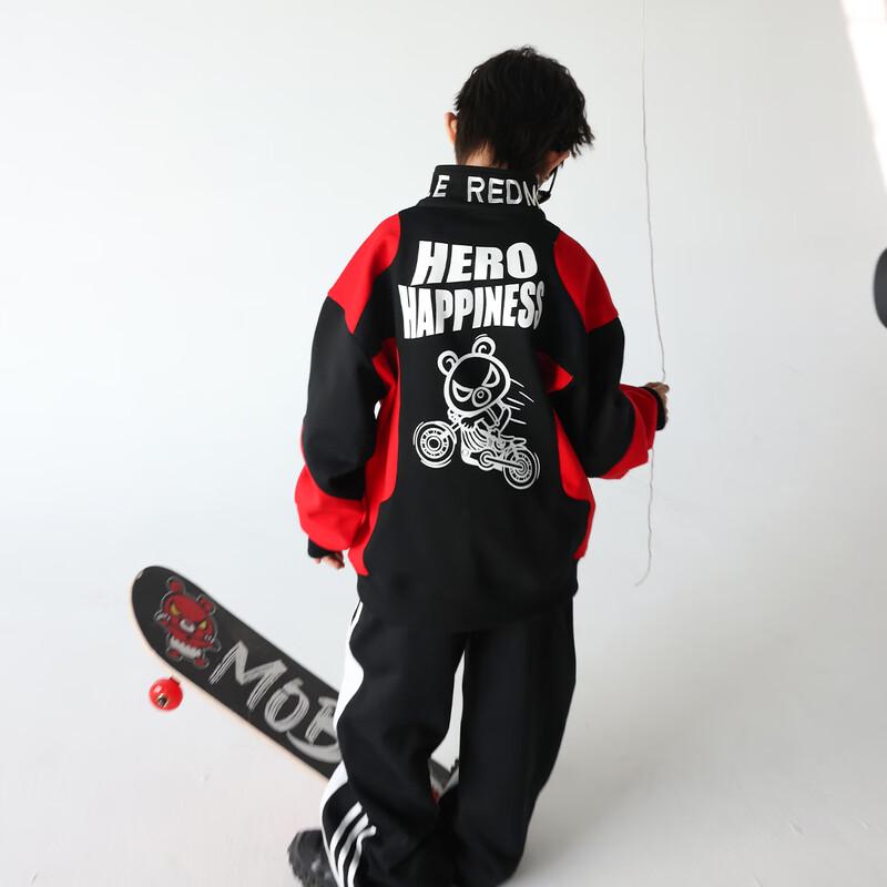 Boys' Cartoon Half-Zip Long Sleeve Sweatshirt