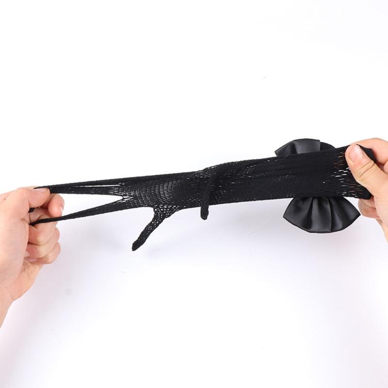 1 Paar Spitze Mädchen Formelle Handschuhe Stilvolle Bequeme Stoff Fäustlinge für Hochzeitskleider und Andere Besondere Anlässe