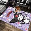 Kuromi Anime Cartoon Design Chair Mat Non-Slip Carpet for Office Home Decoration Living Room Bedroom Game Room Dormitory.E090