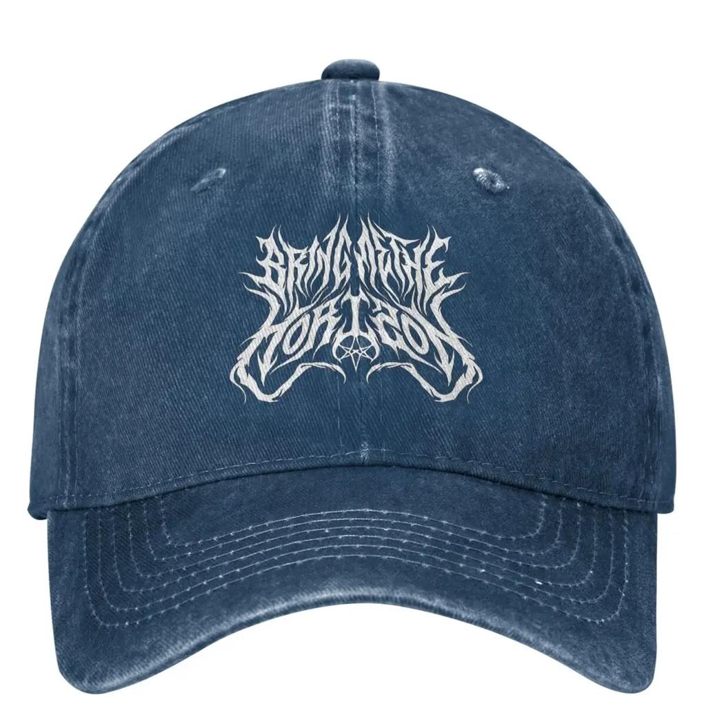 Printed Bonnet BMTH Bring Me The Horizons Brutal Logo  Baseball Cap Rock Music Tennis Skate Trucker Hat Men Adult Sun-Proof Baseball Caps