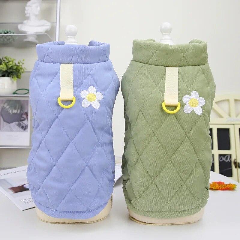 Small Dogs Clothes Winter Warm Pet Jacket Puppy Dog Coat French Bulldog Vest Chihuahua Yorkie Outfits Pug Teddy Costumes