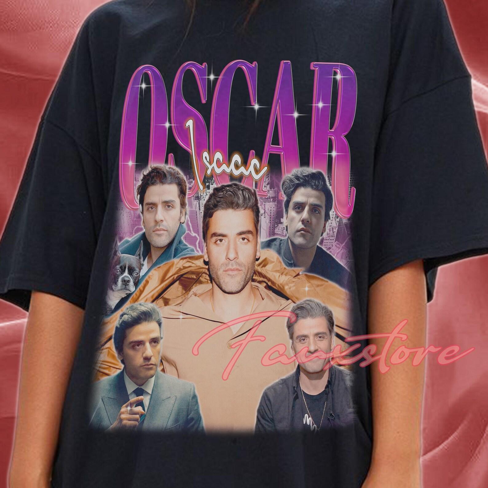 Oscar Isaac Collage Graphic T-Shirt, Vintage Comfort Colors Style 3XL