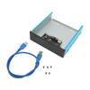 CD ROM Expansion Mobile Rack USB3.0x4 5Gbps High Speed Support BC1.2 Fast Charging USB3.0 Front Panel for PC Motherboard