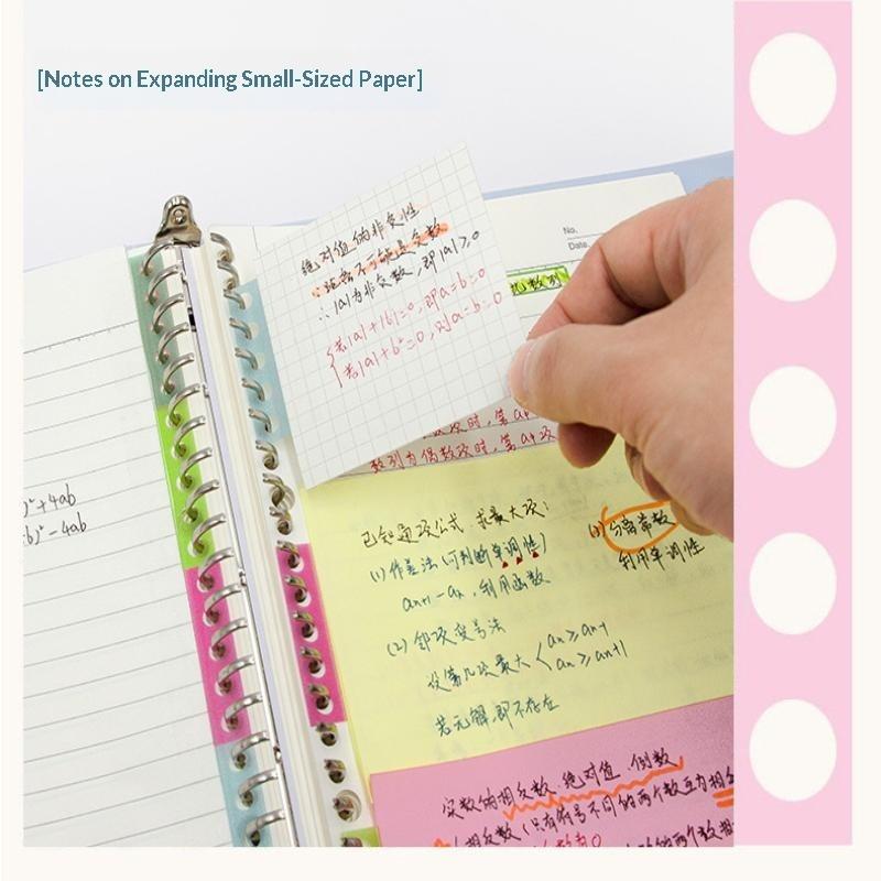 Pearl Loose Leaf Hole Guard Stickers Self-Adhesive Waterproof Perfect for Planner Scrapbooking Binder Notebook School Office Use
