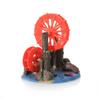Aquarium Windmühlenrad Ornament: Sauerstoffpumpe Harzdekoration für Fisch- und Garnelenaquarien