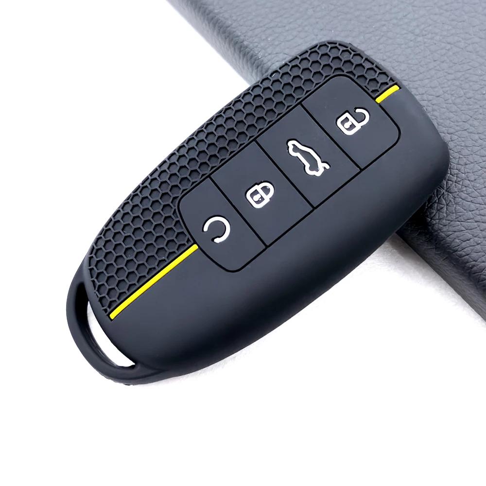 

Car Silicone Remote Key Case Cover Fob Shell For Chery Omoda 5 C5 Tigo 7 8 Pro Max Tigo 7 8 Plus Arrizo 5 Plus Accessories