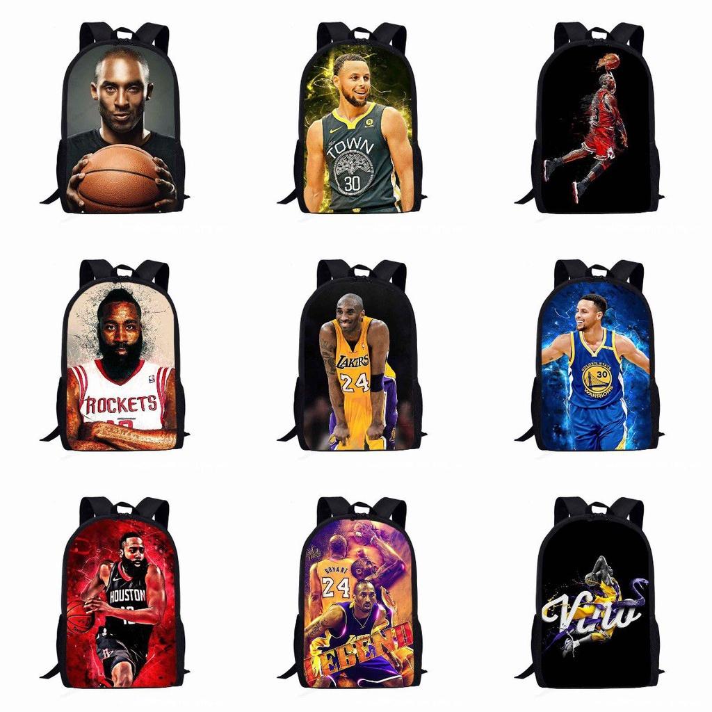 Breathable And Waterproof Kobe Curry James Backpack For Travelers