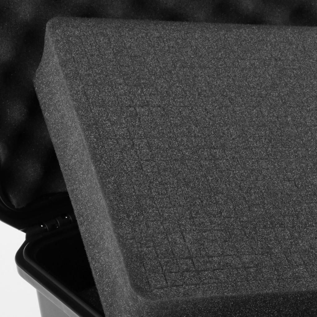 Box with Sponge, Waterproof Case, Impact-resistant, Shockproof, Universal Storage Case for Outdoor