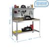 Bt3 1500 Folding Workbench 600 Kg Galvanized/Wood