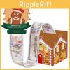 Gingerbread House Man Pattern Paper Money Box Christmas Theme Party Decor Props