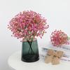 30Pcs Real Touch Artificial Baby Breath Flowers DIY Floral 29cm Length Fake Gypsophila Bouquet Realistic Waterproof