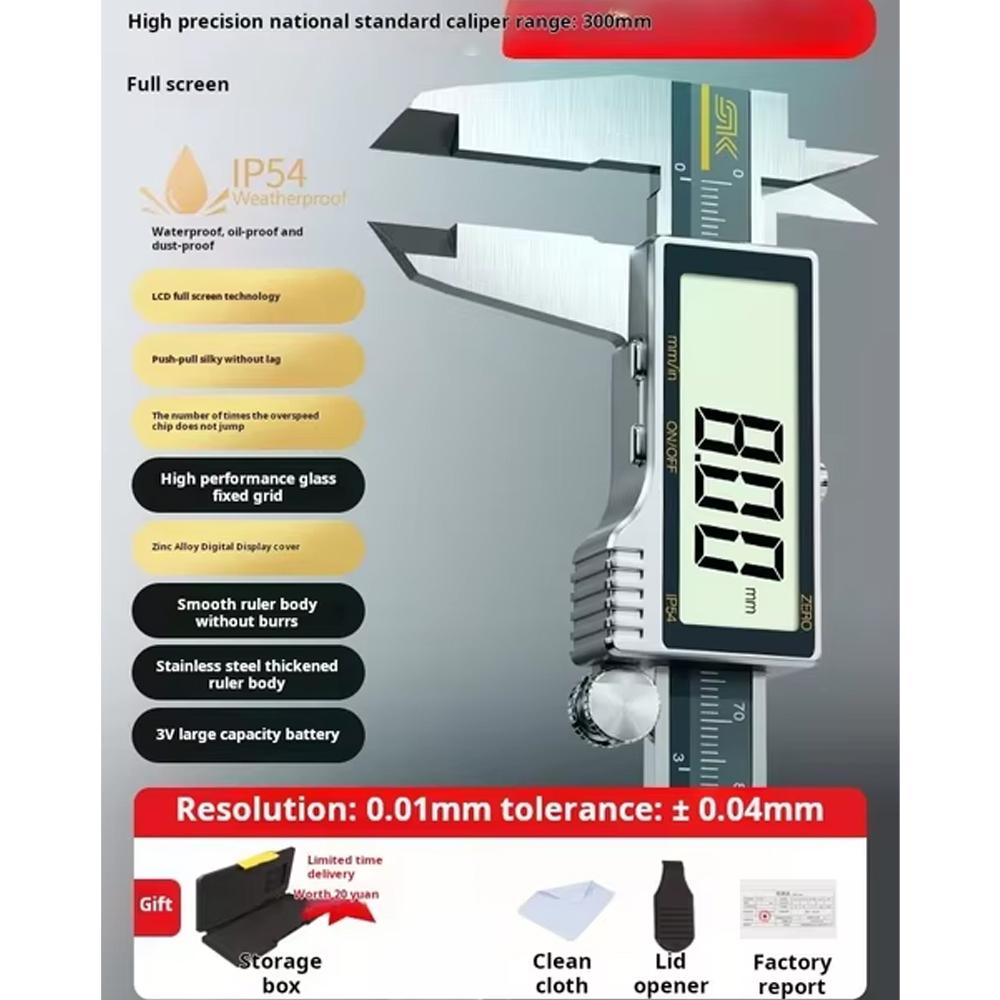 Digital Display Vernier Calipers Digital Display Calipers High Precision Small Electronic Calipers Industrial Edge Calipers Play