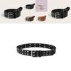Womens Fashion Belt With Metal Pin Buckle And Star Accents For Office And Daily Use