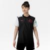 Mizuno N-XT Sleeveless Breaker Shirt for Volleyball, Club Activities, V2MEC001, Black/Red