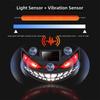 Solar Powered Rear Window Accent Light with Suction Cup Mount, LED Car Decor for Night Driving and Parked Display
