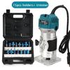 Electric Trimmer Woodworking 800W 30000rpm Wood Router Machine Hand DIY Milling Carving Engraving Power Tools With Mill Cutter