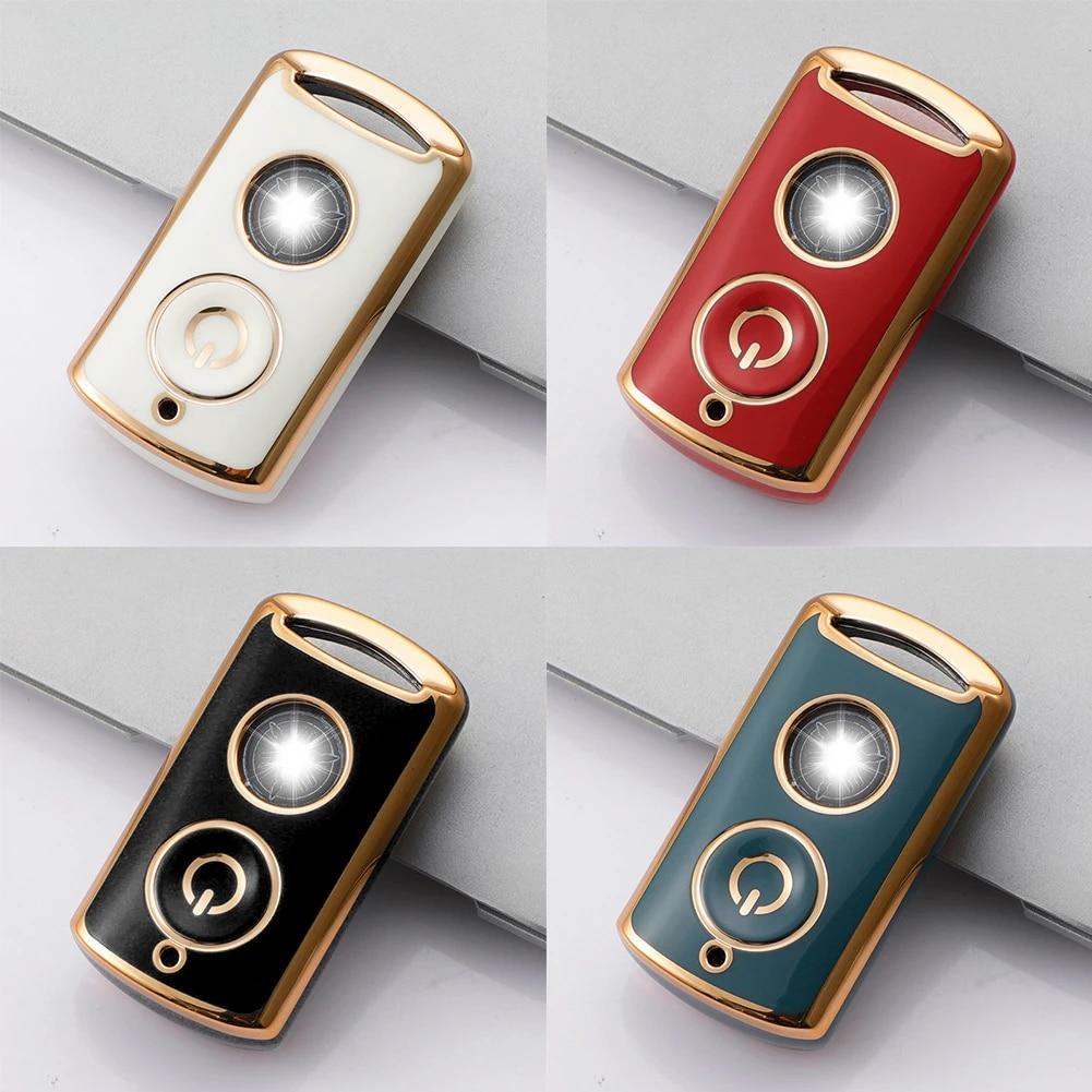 TPU Autoschlüsselgehäuse für Yamaha Nmax /2022 NVX NVX155 XMAX XMAX300 QBIX AEROX JAUNS 2018 Autozubehör