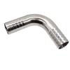 High Qulity 12.7 14 16 19 25 32 38 45 51 57 63 76 89 102mm Hose Barb Tail Elbow 304 316 Stainless Sanitary Pipe Fitting Homebrew
