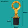 Brass Handle Drain Plug Boat Easy To Use, Accessories, Replaces Rubber with