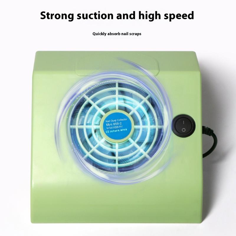 Professional Powerful Nail Duster Exhaust Fan For Nail Art Vacuum Collector Gel Nail Duster For Nail Art Salon Equipment