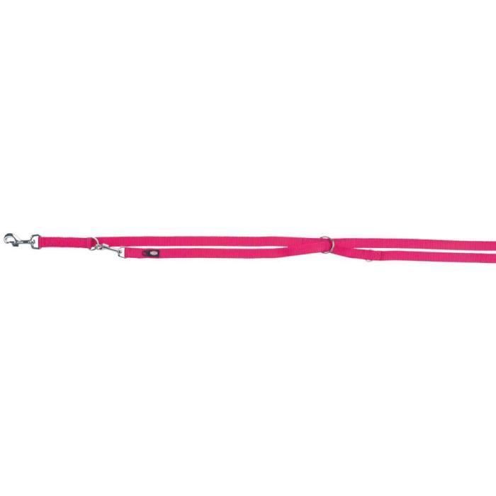 Laisse réglable - Premium - 200411 - 2,00 m - 15 mm - Fushia
