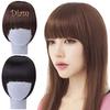Tenfyer Pretty Girl's Clip On/in Neat Bangs Straight Fake Bob Style Fringe Hairpiece
