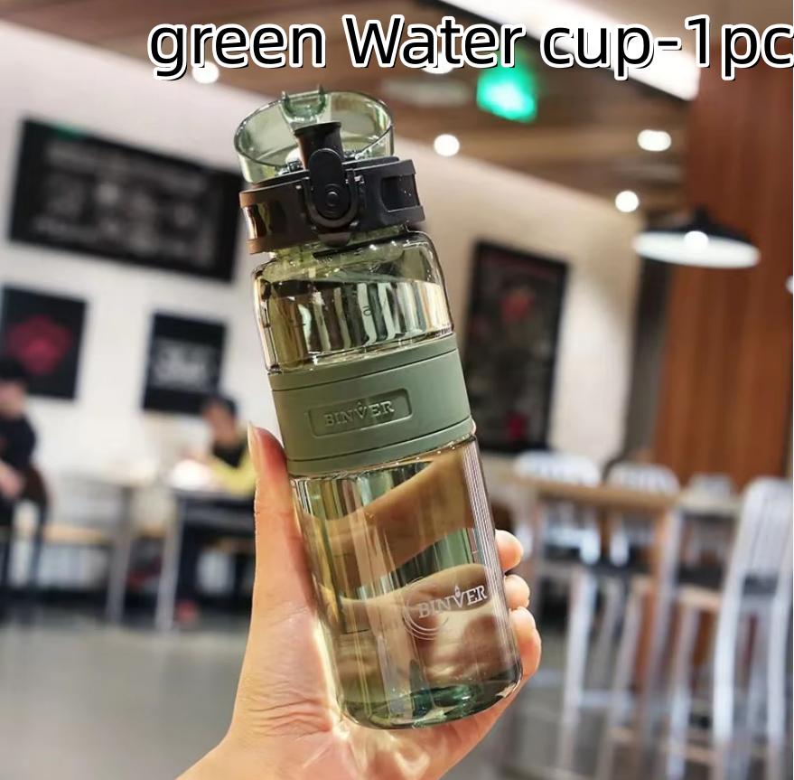 500ml Large Capacity Plastic Water Bottle Leak-proof Anti-fall Drinkware Portable Outdoor Sports Water Bottle for Kid Gym Travel