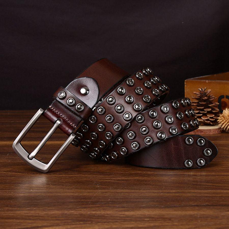 

Genuine Leather Belts for Men Pin Buckle Belt New Men Leather Waistband Width:3.8cm 125cm