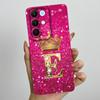 For Realme 15X C85 5G Crown Initial Letter Couple Phone Case Realme15X RMX5250 RMX5253 Soft Silicone TPU Lens Protective Casing