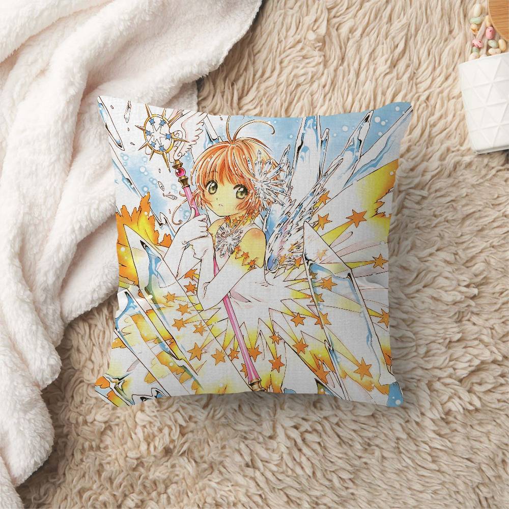 Cardcaptor Anime Sakura Pillow Anime Pillow Sofa Bed Head Pillow Cover Cushion Cover X Cm Fashion