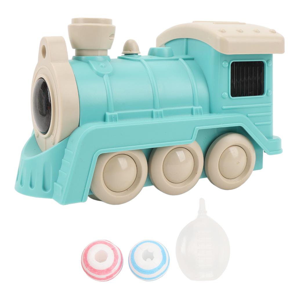 Floating Blowing Ball Small Train Innovative Children Toy Electric Train Toy with Sound Light Music
