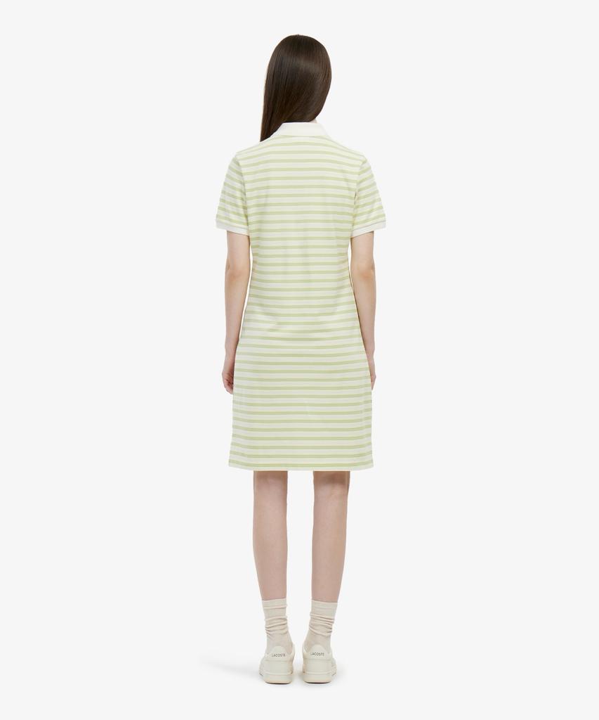 Lacoste Women'S Multistripe Rugby Polo Dress Ef800E-56G Uyb