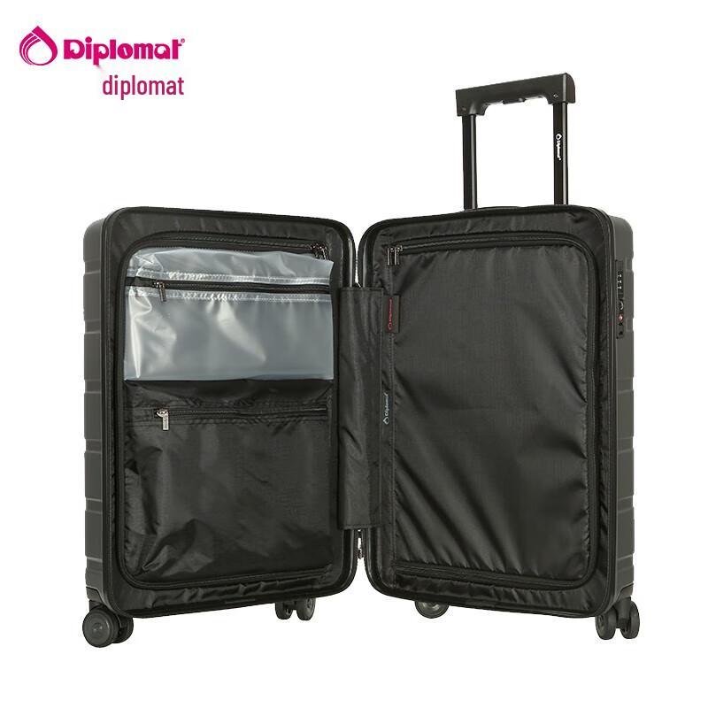 Diplomat TC-26082 Hardshell Spinner Carry-on Luggage 20-inch