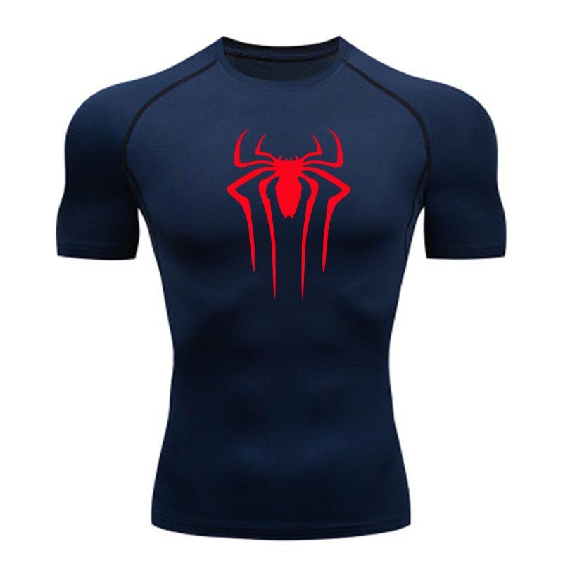 Compression Shirt Men Fitness Gym Super Hero Sport Running T-Shirt Rashgard Tops Tee Quick Dry Short Sleeve T-Shirt For Men