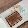 Nanshan Black Pottery & Bamboo Kung Fu Tea Tray