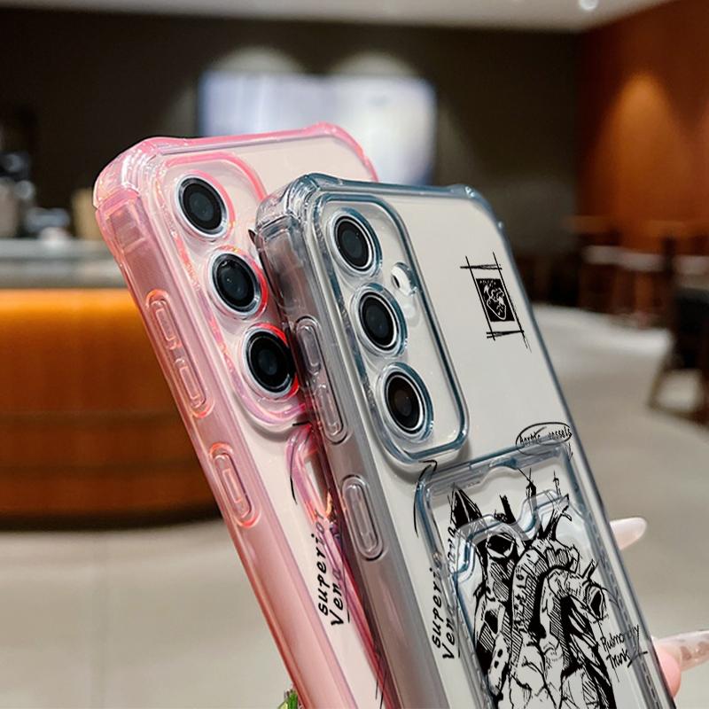 Heart Eample Diagram Phone Case For Samsung Galaxy A56 A55 A35 A15 A16 5G S25 S24 S22 Ultra S23 S24 FE Card Bag Wallet TPU Cover