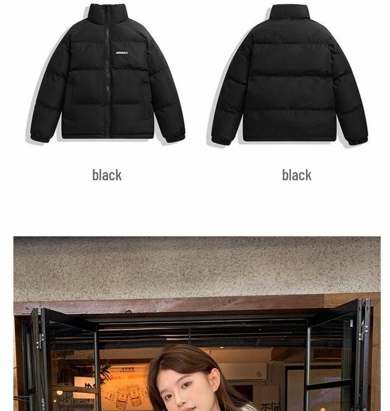 2025 Winter Women's Petite Loose-Fit Down Cotton Jacket - Casual Short Style