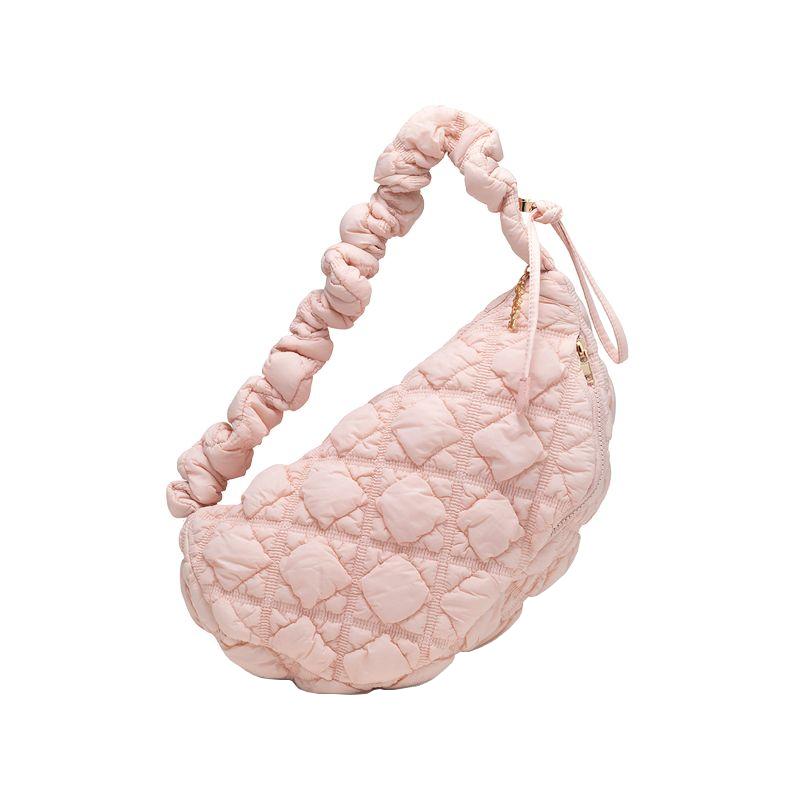 

New CARLYN Nylon Crossbody One Shoulder Handbag Regular Women s Light Pink H72303010P 33.0*11.9*18.0CM