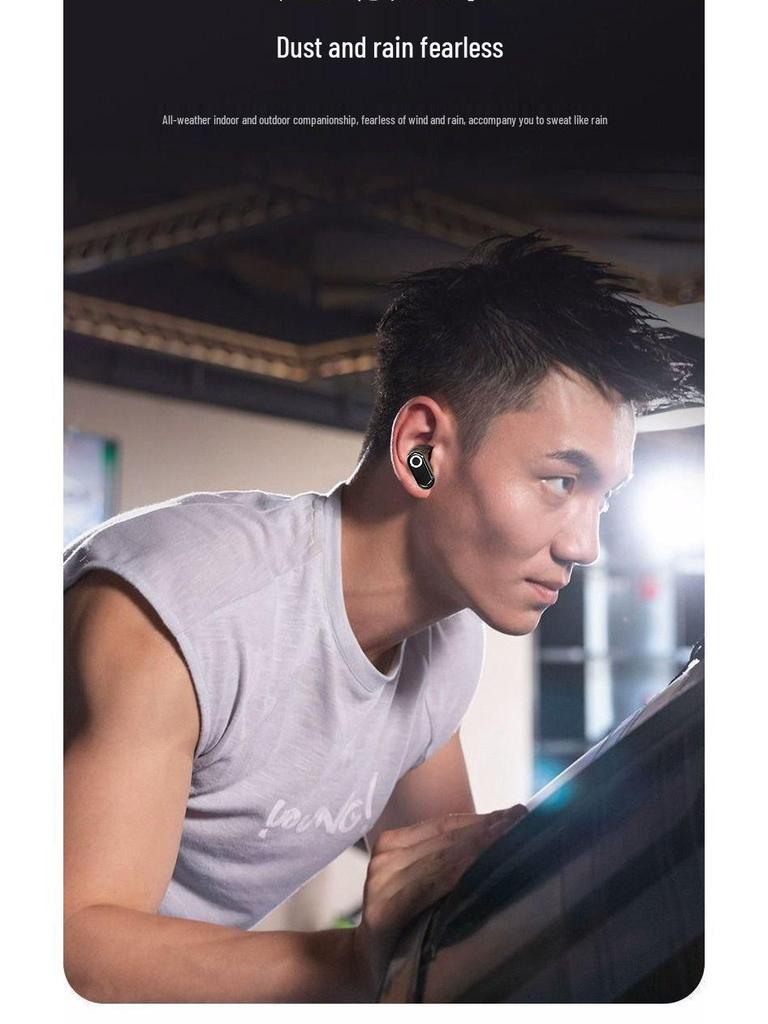 J16 Wireless Bluetooth Earphones: Long Battery Life, Sports In-Ear Design, Noise Reduction for Calls