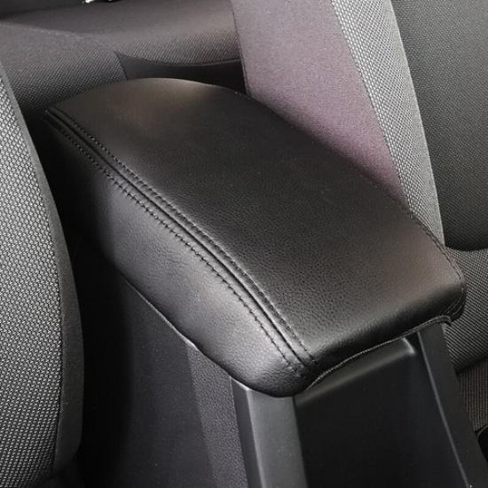Black Console Armrest Box Cover Leather Pad For Toyota Corolla 12th -