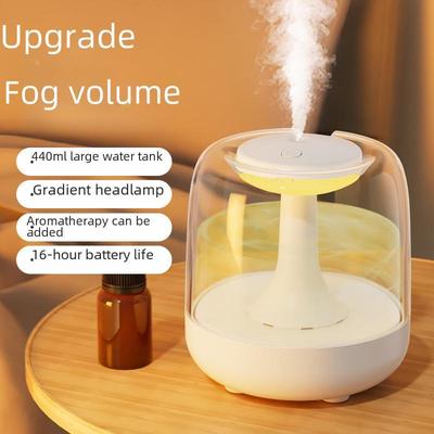 USB Aromatherapy Humidifier - Large Spray, Small & Portable for Bedroom