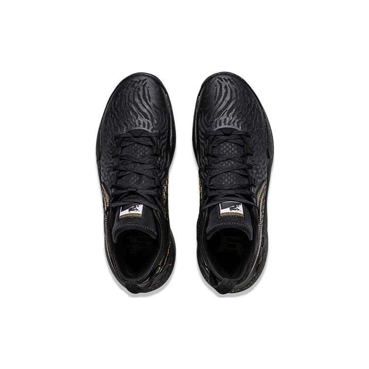 New LINING YuShuai 18 Basketball Shoes Men Mid Top Black ABAU009-10