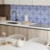 Decorative Self-Adhesive Vinyl Panel - For Hallway 100x50 cm Floral Pattern