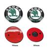80mm 90mm ABS Emblem For Skoda Fabia 1 2 Octavia a7 RS Superb Rapid Yeti Karoq Vision Car Head Front Rear Boot Tailgate Sticker ulsh63